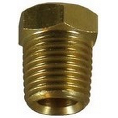 BRASS FITTING NO 64 1 PLUG BSPT HEX - PK OF 1 